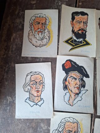 RARA COLECCION CROMOS LOPEZ MENDIZABAL