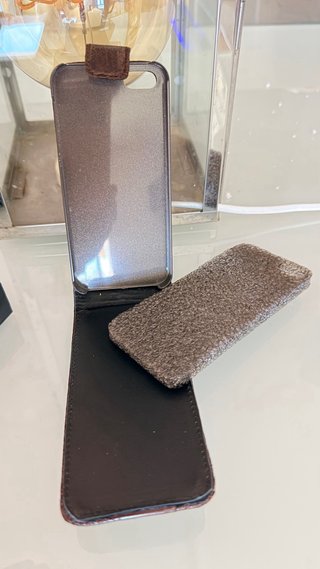 Custodia in pelle di coccodrillo per iPhone 5/5s