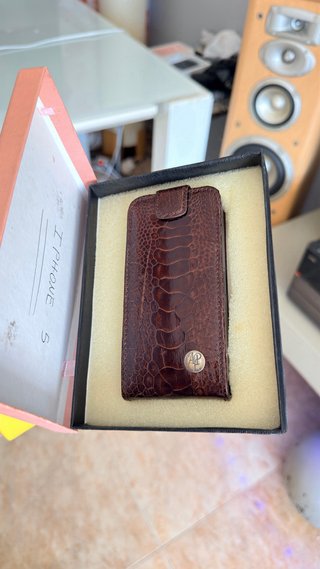 Custodia in pelle di coccodrillo per iPhone 5/5s