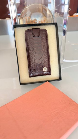 Custodia in pelle di coccodrillo per iPhone 5/5s