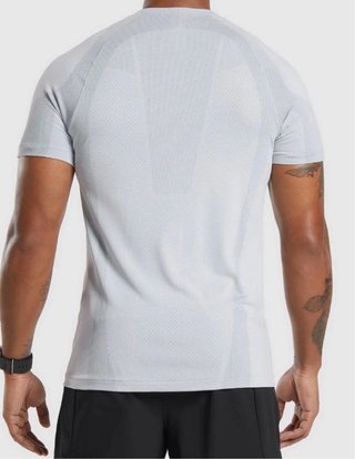 Camiseta Gymshark Apex Seamless Running Gris