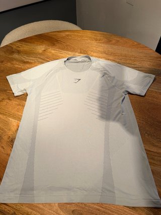 Camiseta Gymshark Apex Seamless Running Gris
