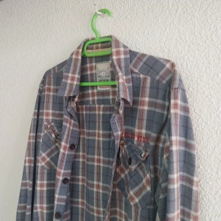 Camisa de cuadros para hombre