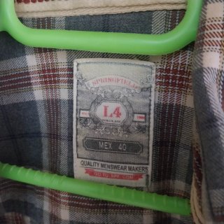 Camisa de cuadros para hombre