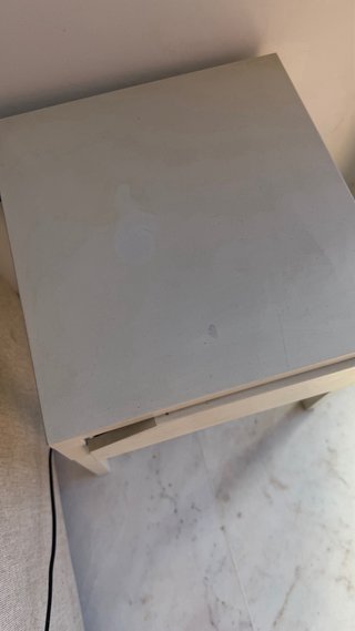 Mesita de noche Ikea blanca