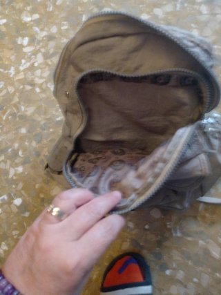 Mochila  Beige Mujer