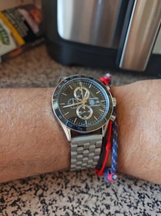 TAG Heuer Carrera Cronógrafo Negro/Plata