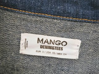 Cazadora vaquera Mango