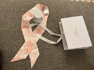 Bandeau Dior in seta