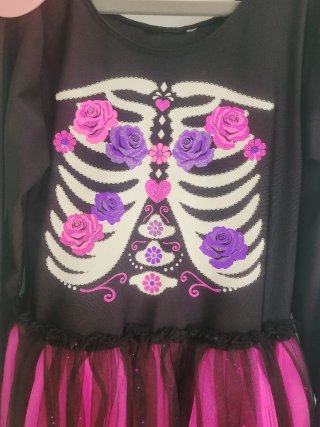 Disfraz Catrina H&M T-8/10 + Antifaz