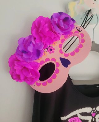Disfraz Catrina H&M T-8/10 + Antifaz