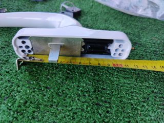 Manetas aluminio ventana con llave