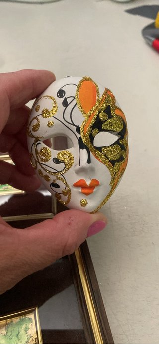 Quadretti e Maschera Veneziana