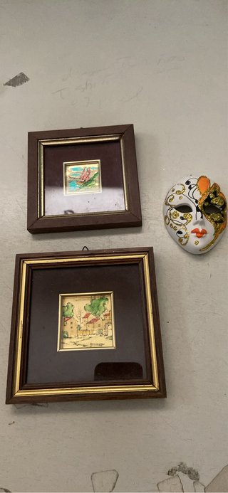 Quadretti e Maschera Veneziana