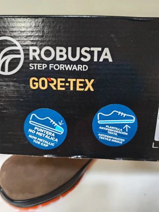 Botas de Seguridad Robusta T43 Gore-Tex Marrón/Ver