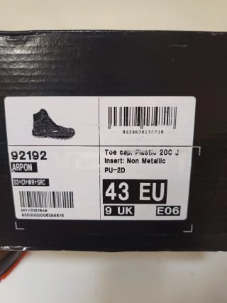 Botas de Seguridad Robusta T43 Gore-Tex Marrón/Ver