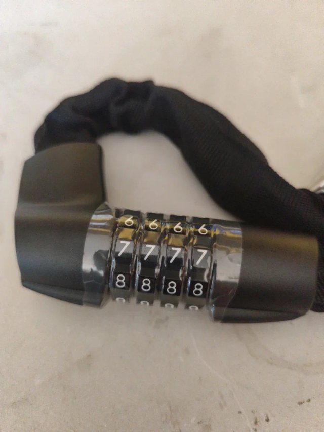 ABUS 1385/75 Candado Cadena Negro