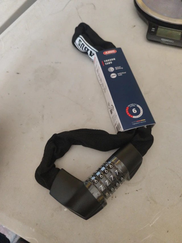 ABUS 1385/75 Candado Cadena Negro