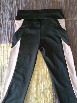 Mallas Nike Negro y Rosa