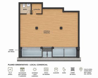 Local comercial en alquiler en Centro - El Pilar en Ciudad Real