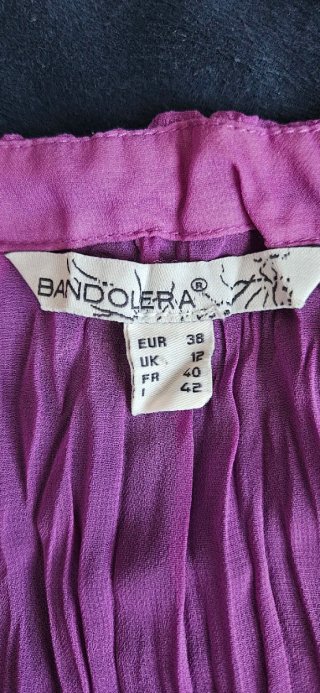 Blusa Morada Ancha Manga 3/4 Talla L