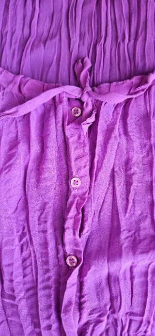 Blusa Morada Ancha Manga 3/4 Talla L