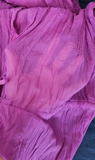 Blusa Morada Ancha Manga 3/4 Talla L