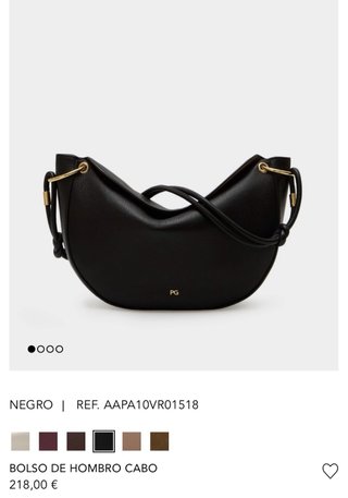 Bolso Purificación García Negro