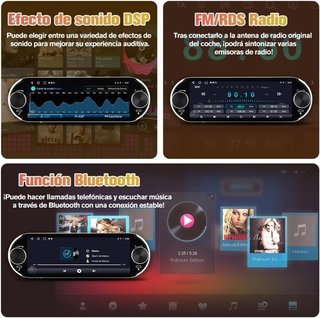 Radio coche Android 14 pantalla táctil 1DIN NUEVO