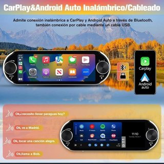 Radio coche Android 14 pantalla táctil 1DIN NUEVO