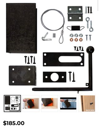 Kit Bisagras Invisidoor Puerta Secreta + Libro