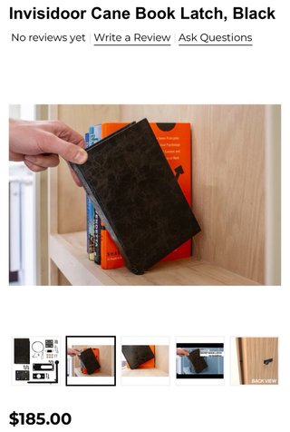 Kit Bisagras Invisidoor Puerta Secreta + Libro