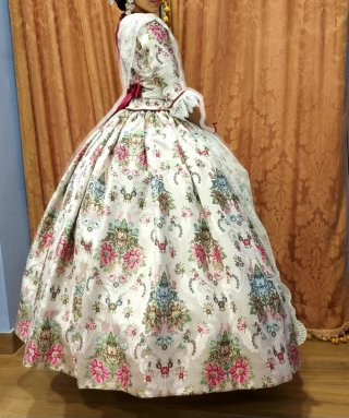 Traje Fallera Niña Rosa Claro 10-12 Años