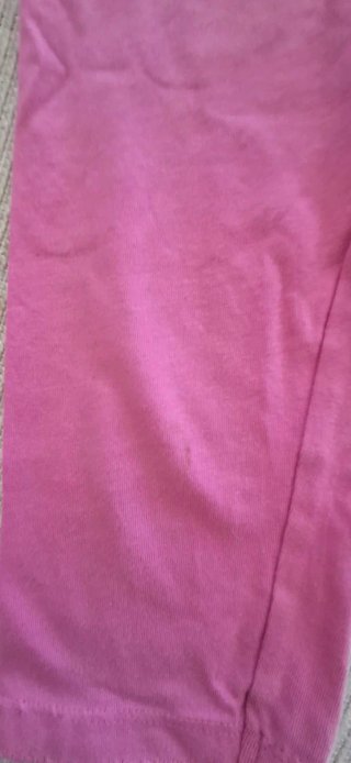 Leggings bambina 6-7 anni fantasia floreale e rosa
