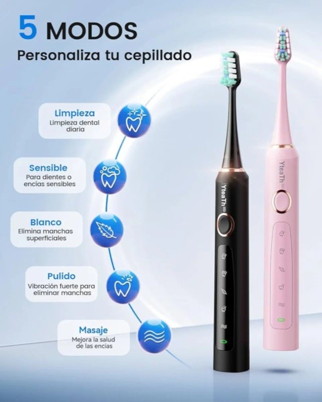 2 Cepillos Dientes Eléctricos Sónicos