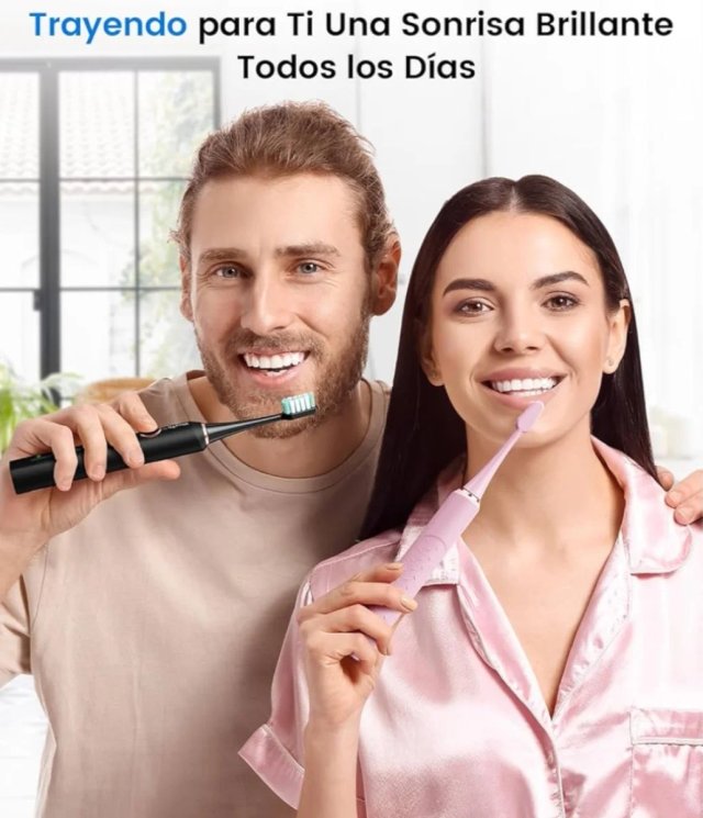 2 Cepillos Dientes Eléctricos Sónicos