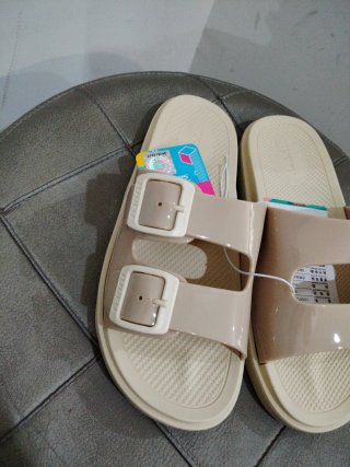 Ciabatte Skechers Donna N.37 Beige