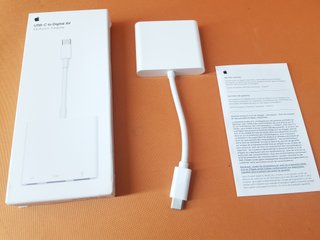 Adaptador Apple USB-C Digital AV HDMI 4K Blanco