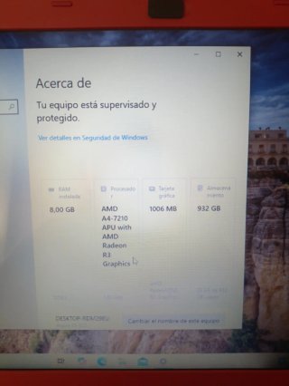 Portátil Acer Rojo