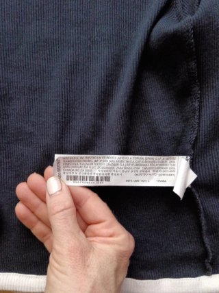 Chaqueta corta Zara negra con lazos talla L