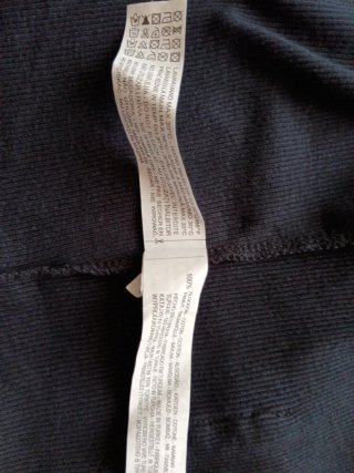 Chaqueta corta Zara negra con lazos talla L