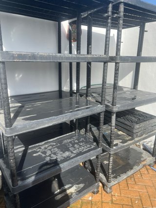 Estanterías de plástico profesional