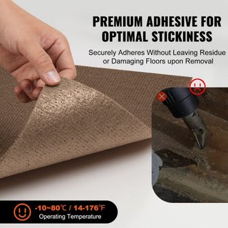 Lastre di moquette autoadesive, lastre quadrate da 18 «x 18", lastre di moquette morbide e imbottite, facile installazione fai-da-te per camera da letto, soggiorno, interni ed esterni...