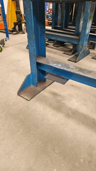 20 caballete industrial Acero 64 alto x 100 la