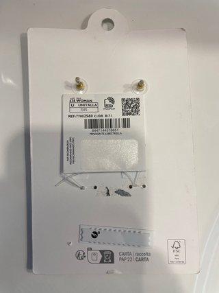Pendientes largos Mango estrellas doradas