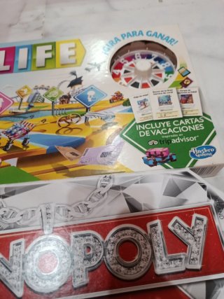 Juego de mesa Monopoly Millonario y The Game of Li