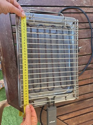 Parrilla Eléctrica Ufesa Metal y Plástico
