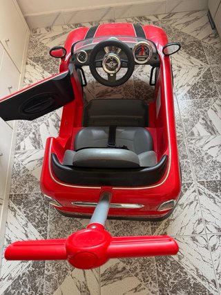 Cochecito infantil Mini Cooper rojo