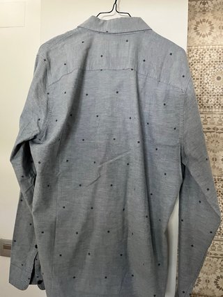 Camisa Hollister Gris Talla L