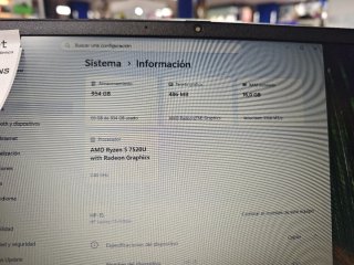 Ordenador portátil HP Plata y Negro